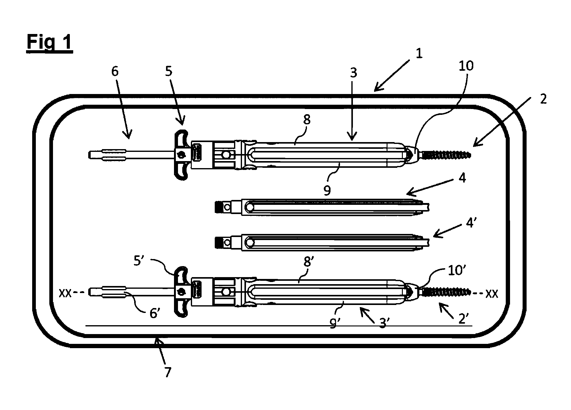 Instrument kit for performing spinal stabilization