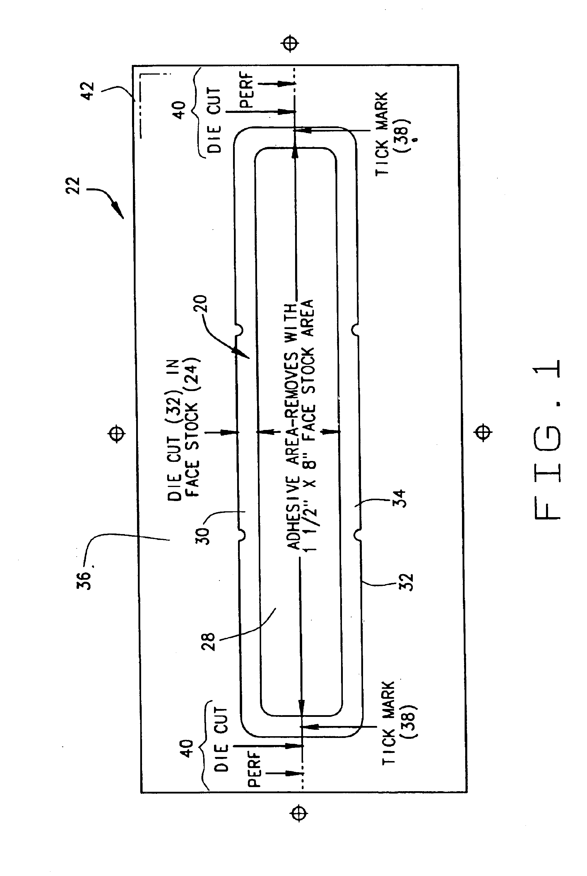 Self-laminating strip label and method for assembling same