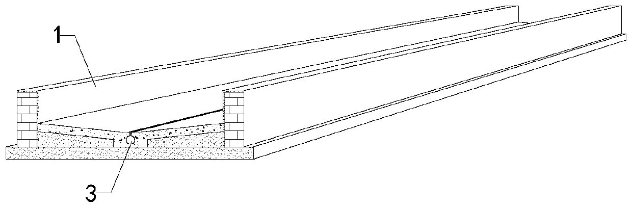 V-shaped urinary catheter excrement channel improvement and construction mounting device