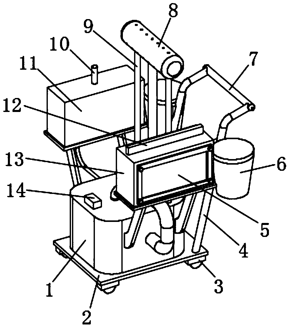 Humidifier for ward nursing