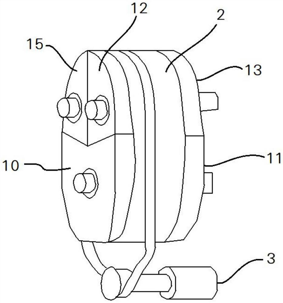 Method for sectional treatment of ammonia-containing waste gas