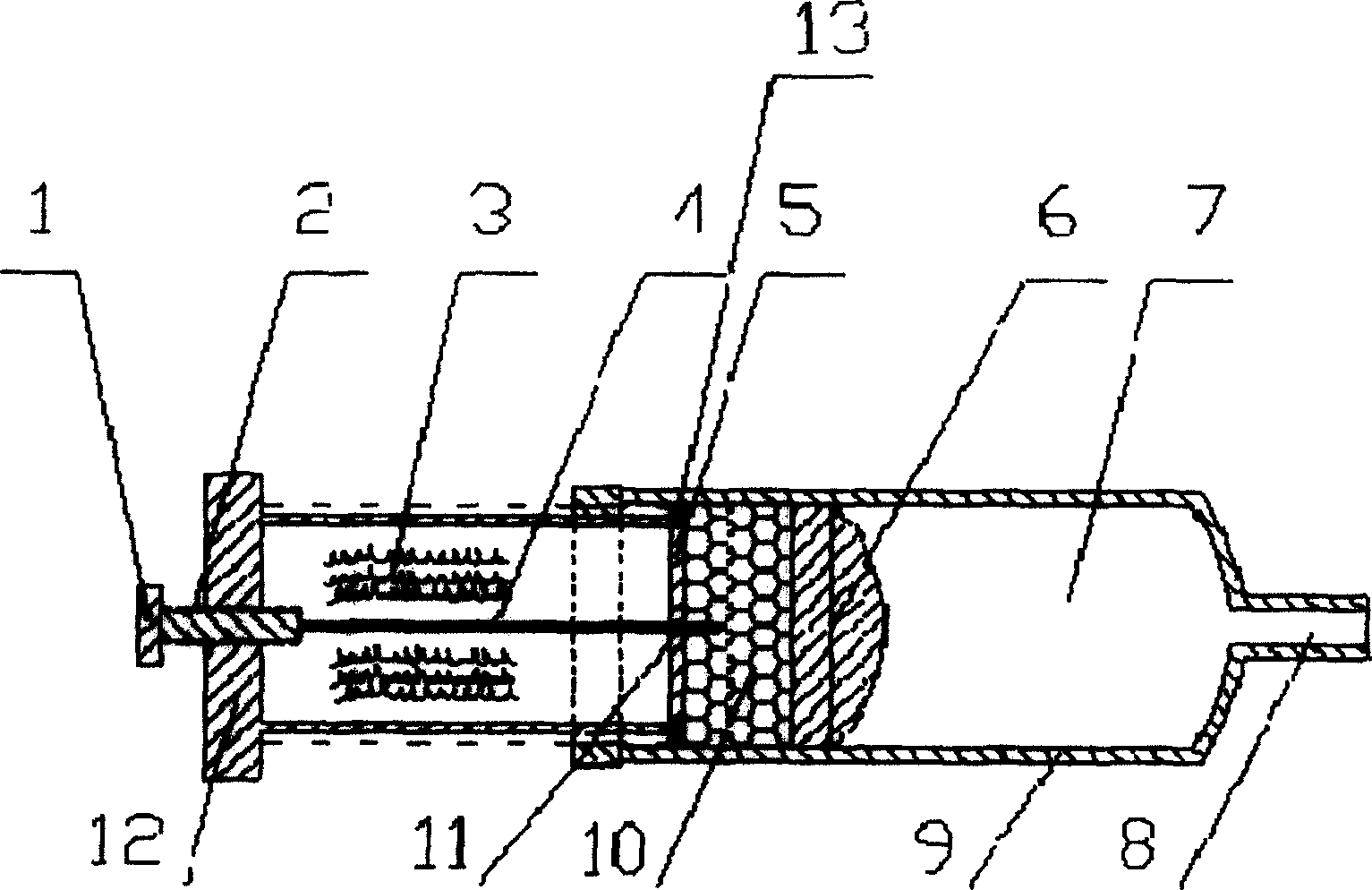 Micro liquid continuous infusion device