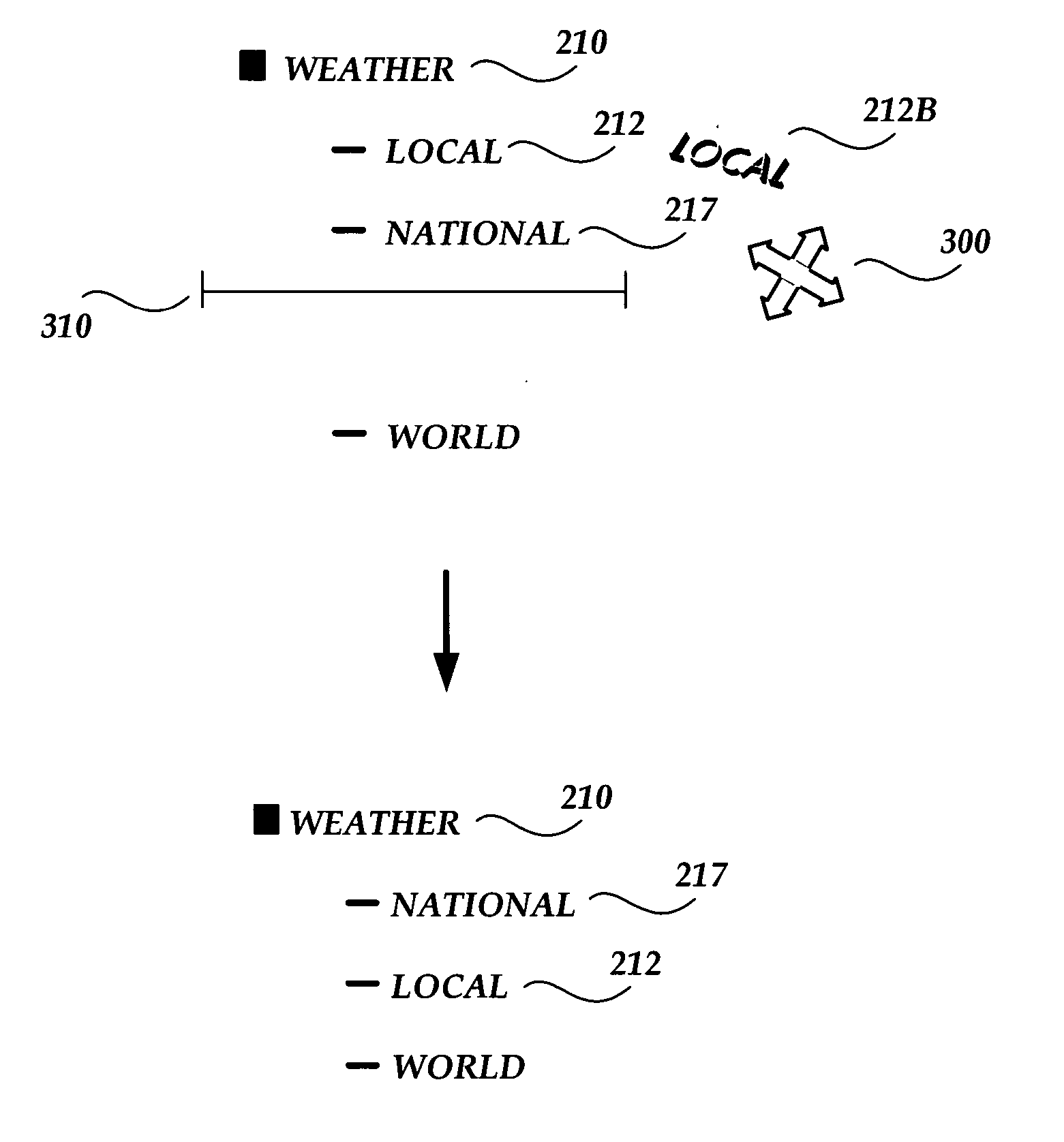 Organizing elements on a web page via drag and drop operations