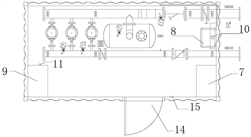 Prefabricated integrated pump room