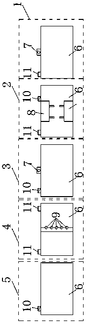 A robot production line and control method for large medium and heavy plate workpieces in ships