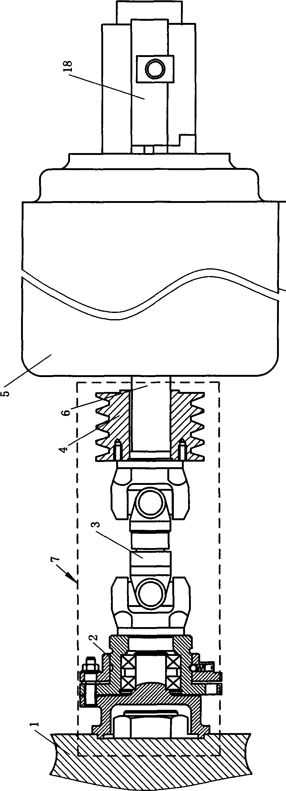 Electricity-oil dual-power laneway loader-digger transmission separating mechanism and chassis driving device