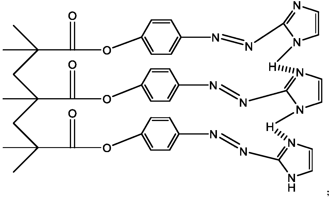 A kind of heterocyclic azobenzene polymer energy storage material and preparation method thereof