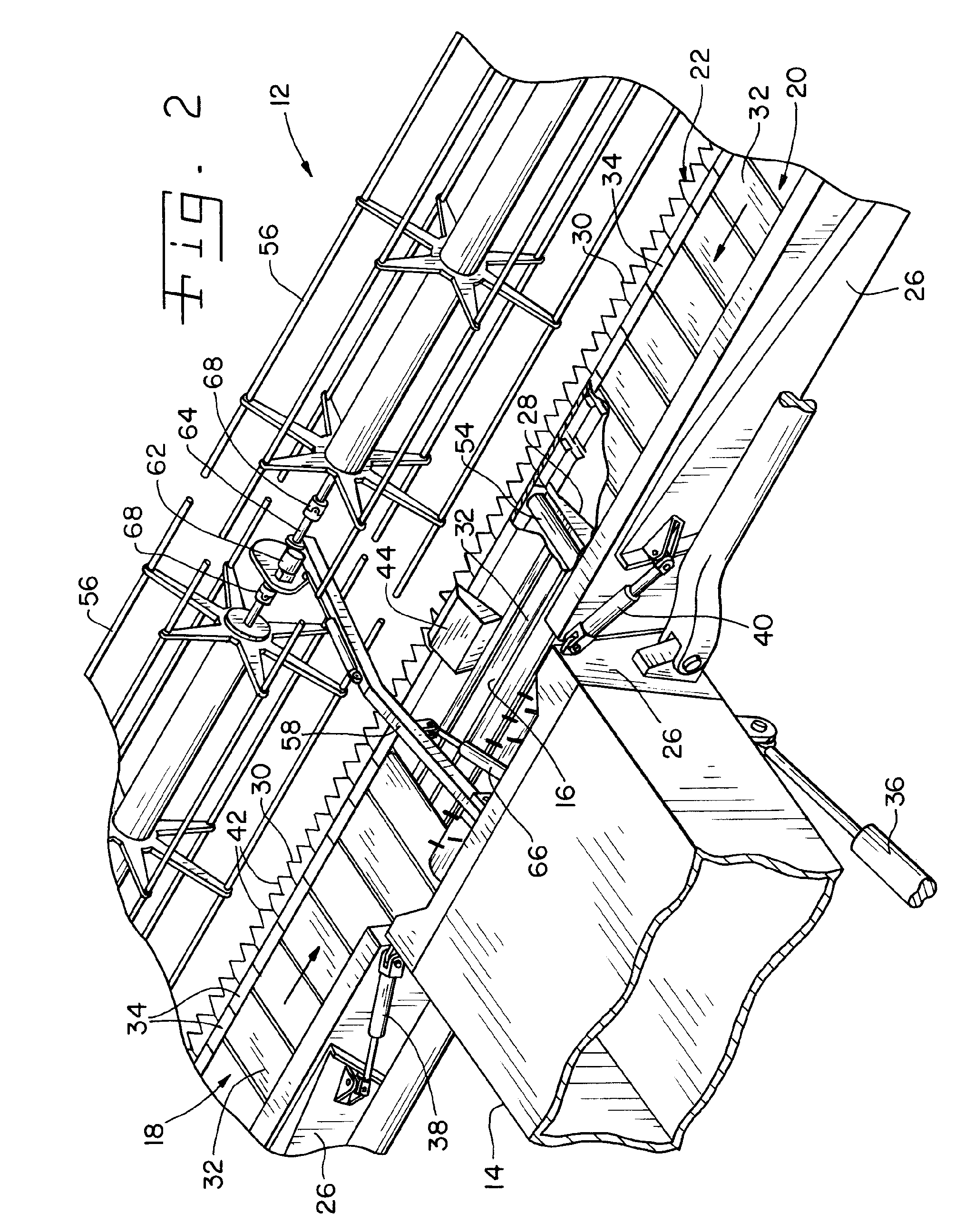 Integrated draper belt support and skid shoe in an agricultural harvesting machine