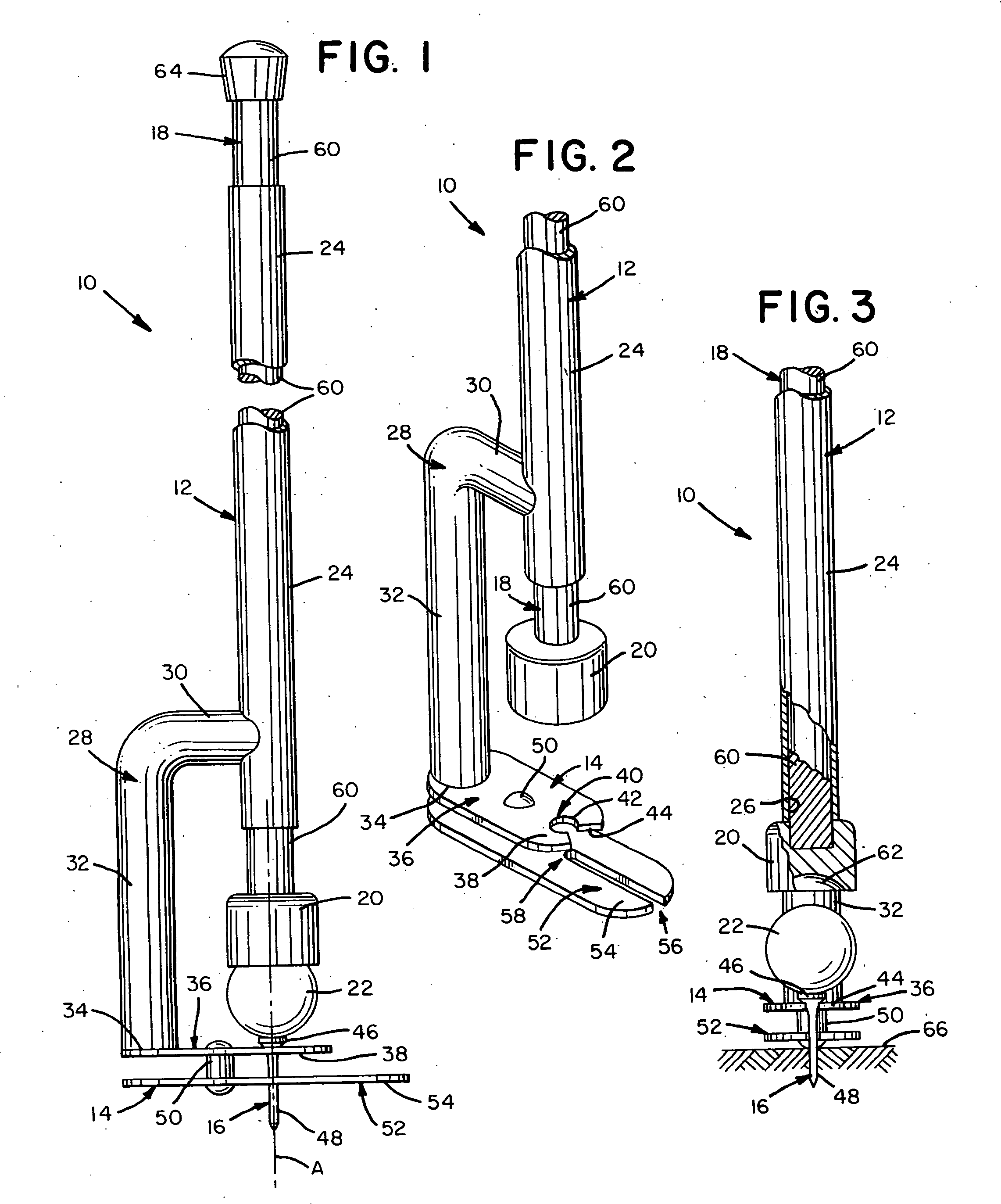 Golf tee setting device