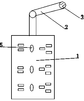 Rotatable expansion power strip of wall socket