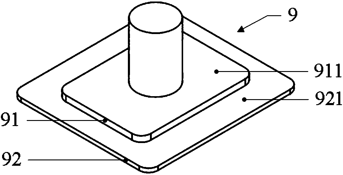 Square lithium ion battery and fabrication method thereof