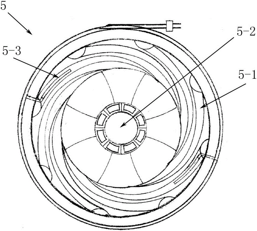 Four-drive cooking frying machine and frying pan