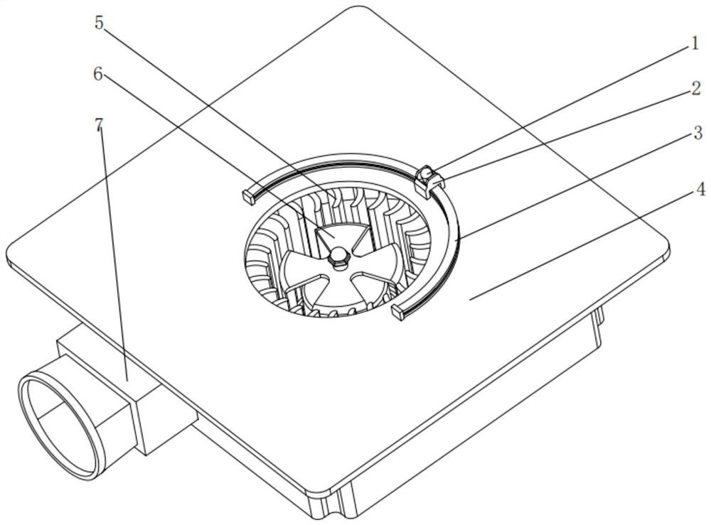 Fan heater structure based on guide rail type human body infrared induction