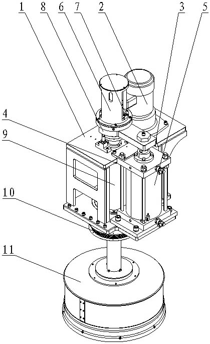 Polishing head structure of polishing machine