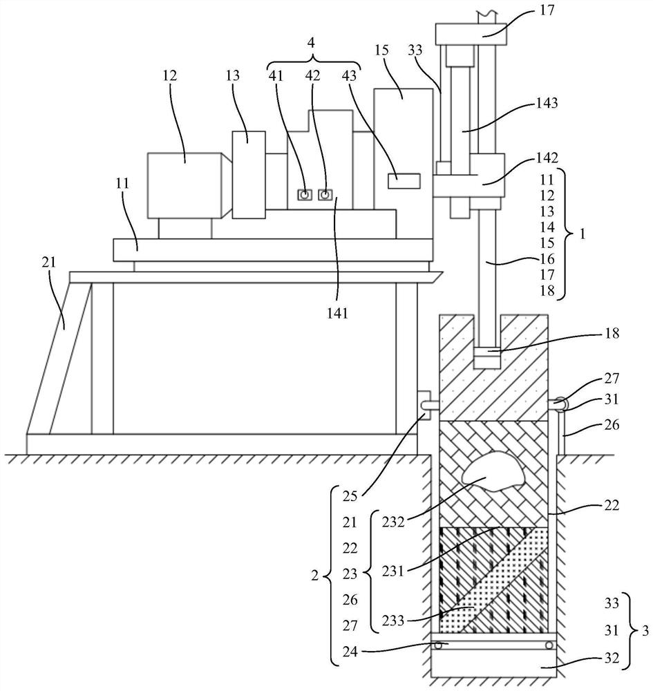 Checking device of test system