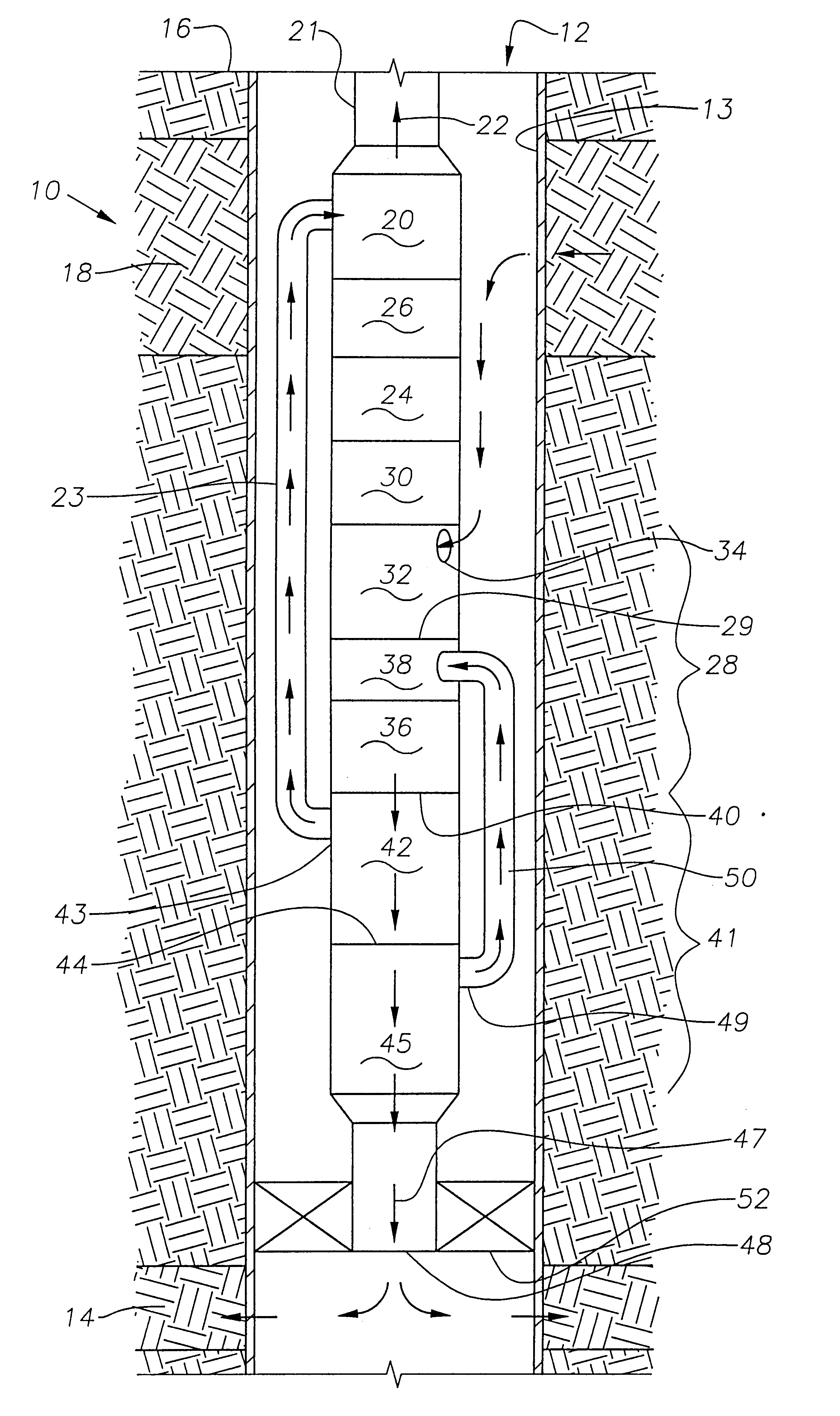 Inter-tandem pump intake