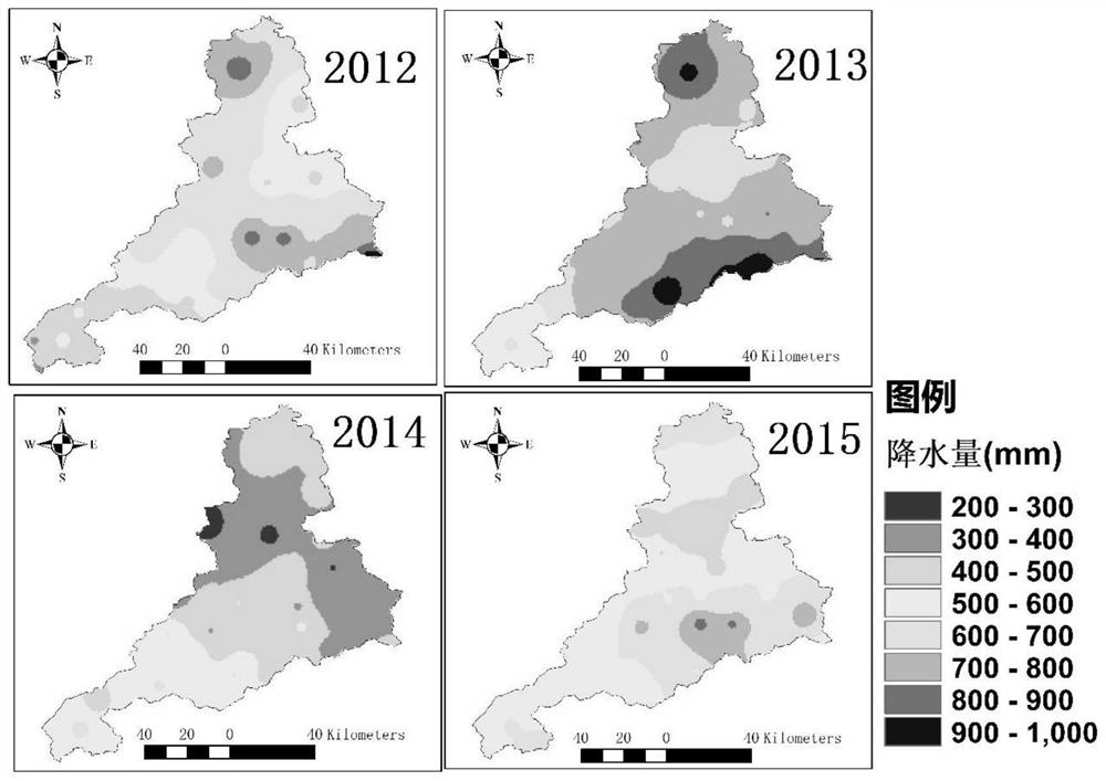 Regional farmland irrigation water consumption analysis and calculation method