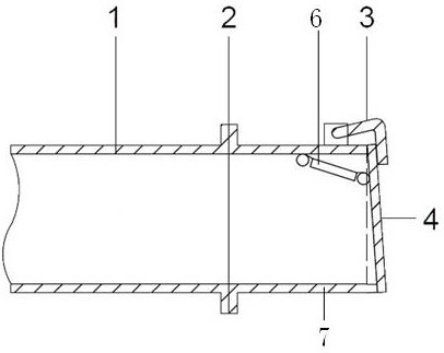 Overflow device for water tank