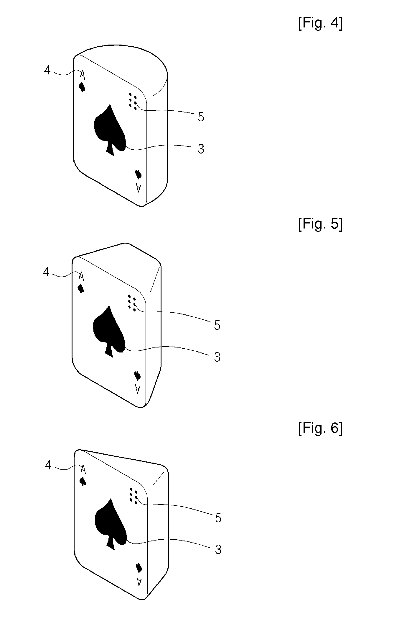 Polyhedral playing card set