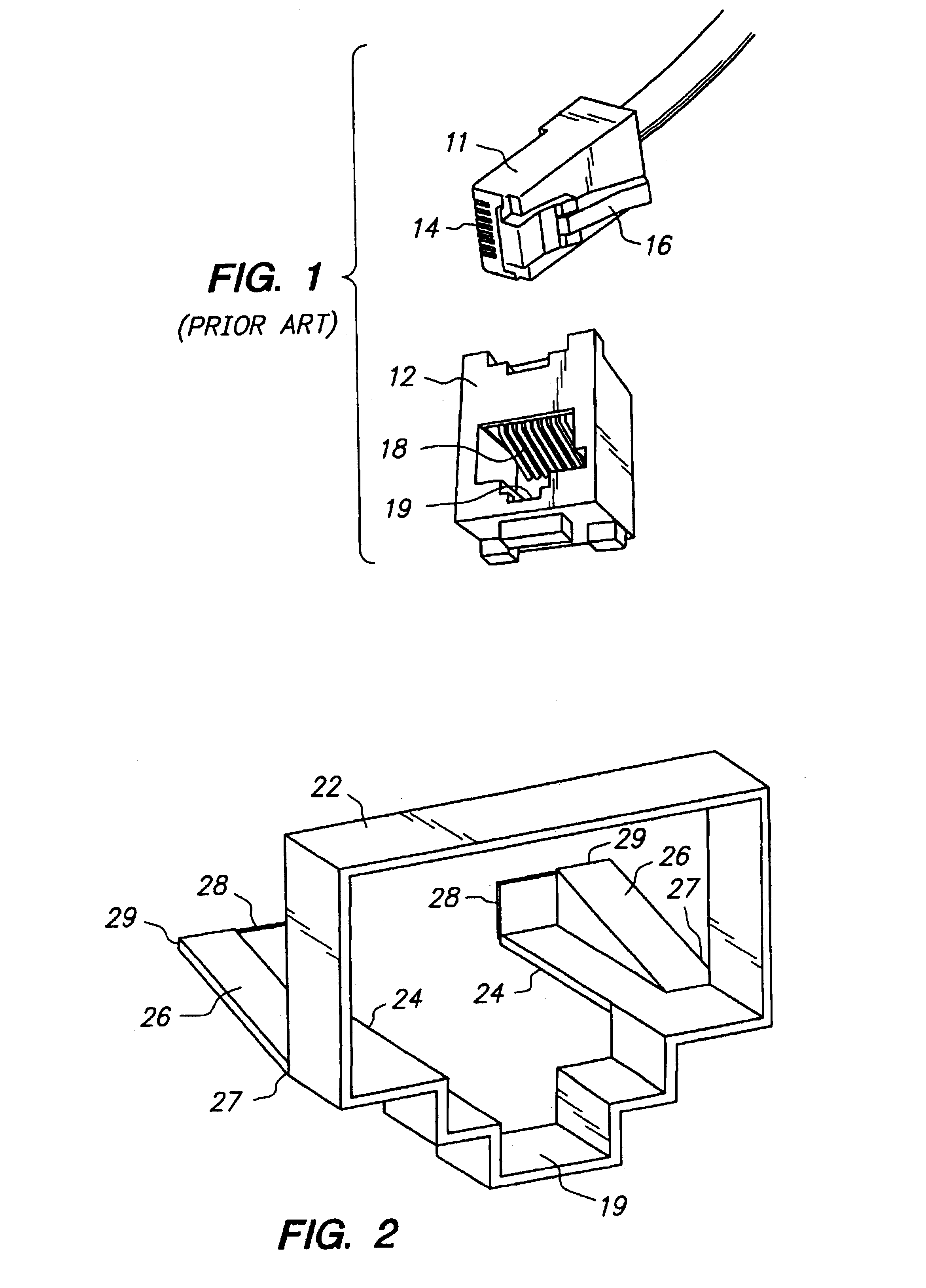 Socket connector having a flexible internal barrier to prevent incorrect insertion of smaller sized plugs