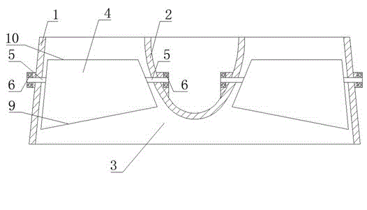 Adjustable axial flow pump with front guide vanes