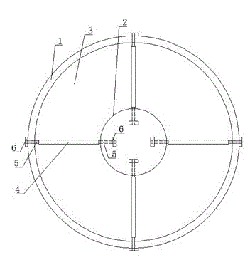 Adjustable axial flow pump with front guide vanes