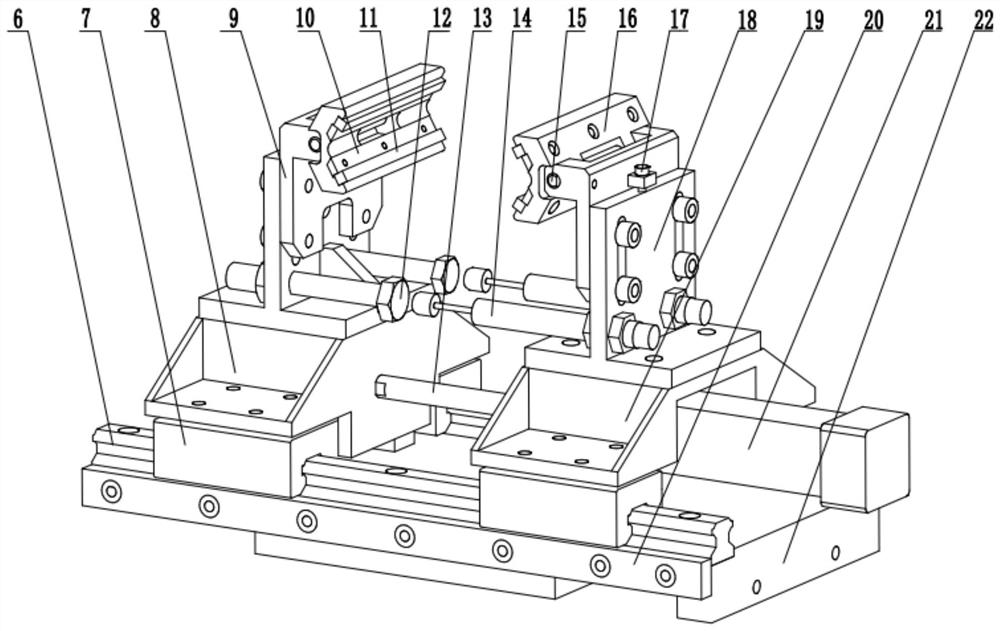 A split type constant pressure cylindrical honing structure and using method