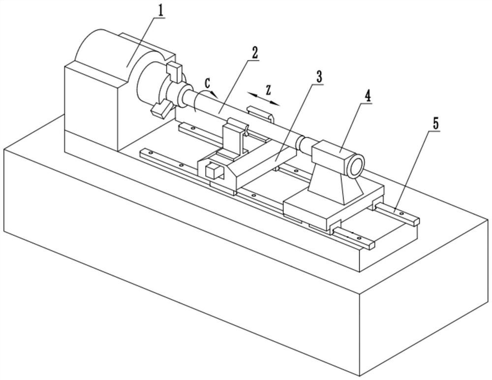 A split type constant pressure cylindrical honing structure and using method