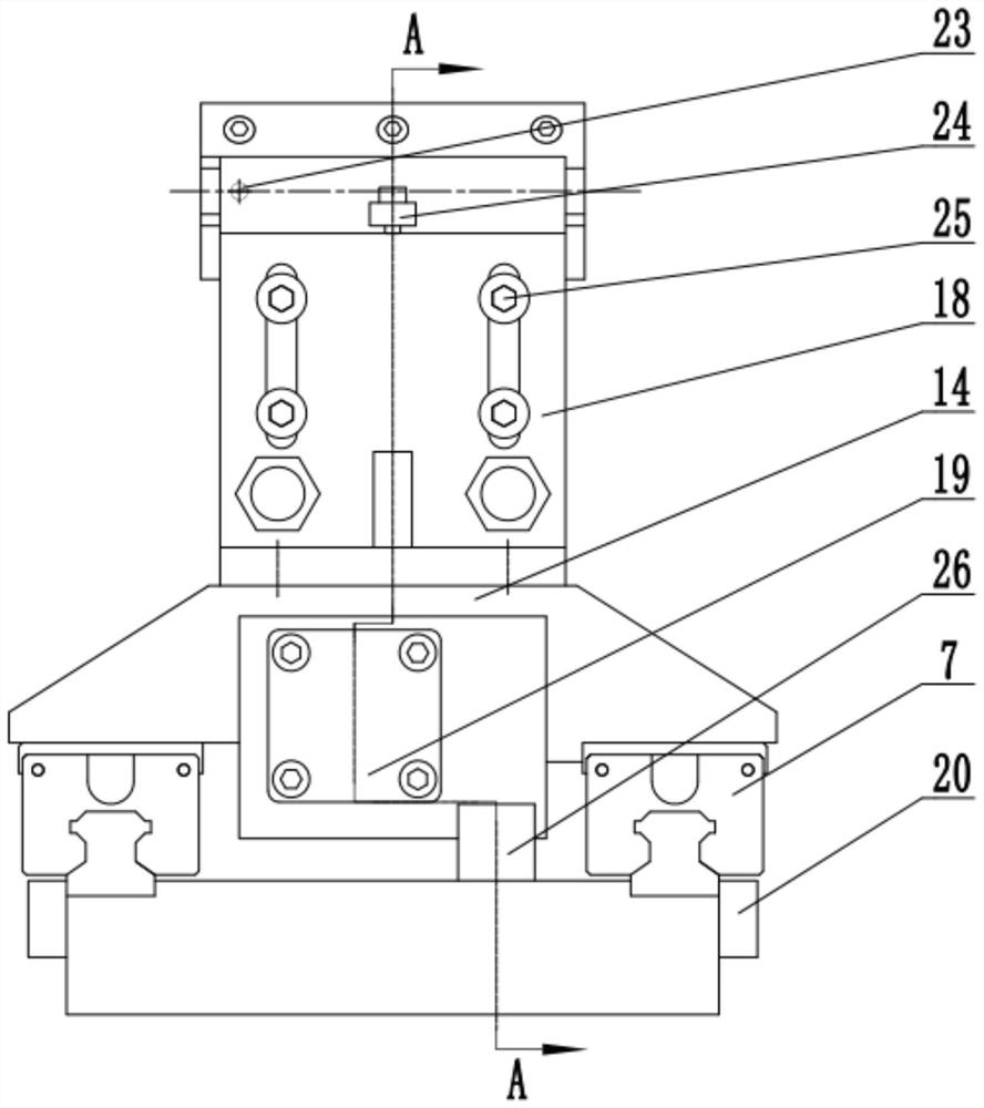 A split type constant pressure cylindrical honing structure and using method