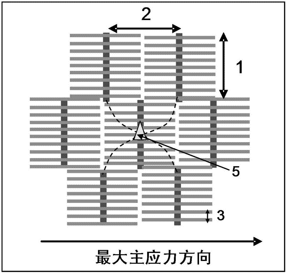 A staggered well layout method for quasi-natural energy development of volume-fractured horizontal wells in ultra-low permeability tight oil reservoirs