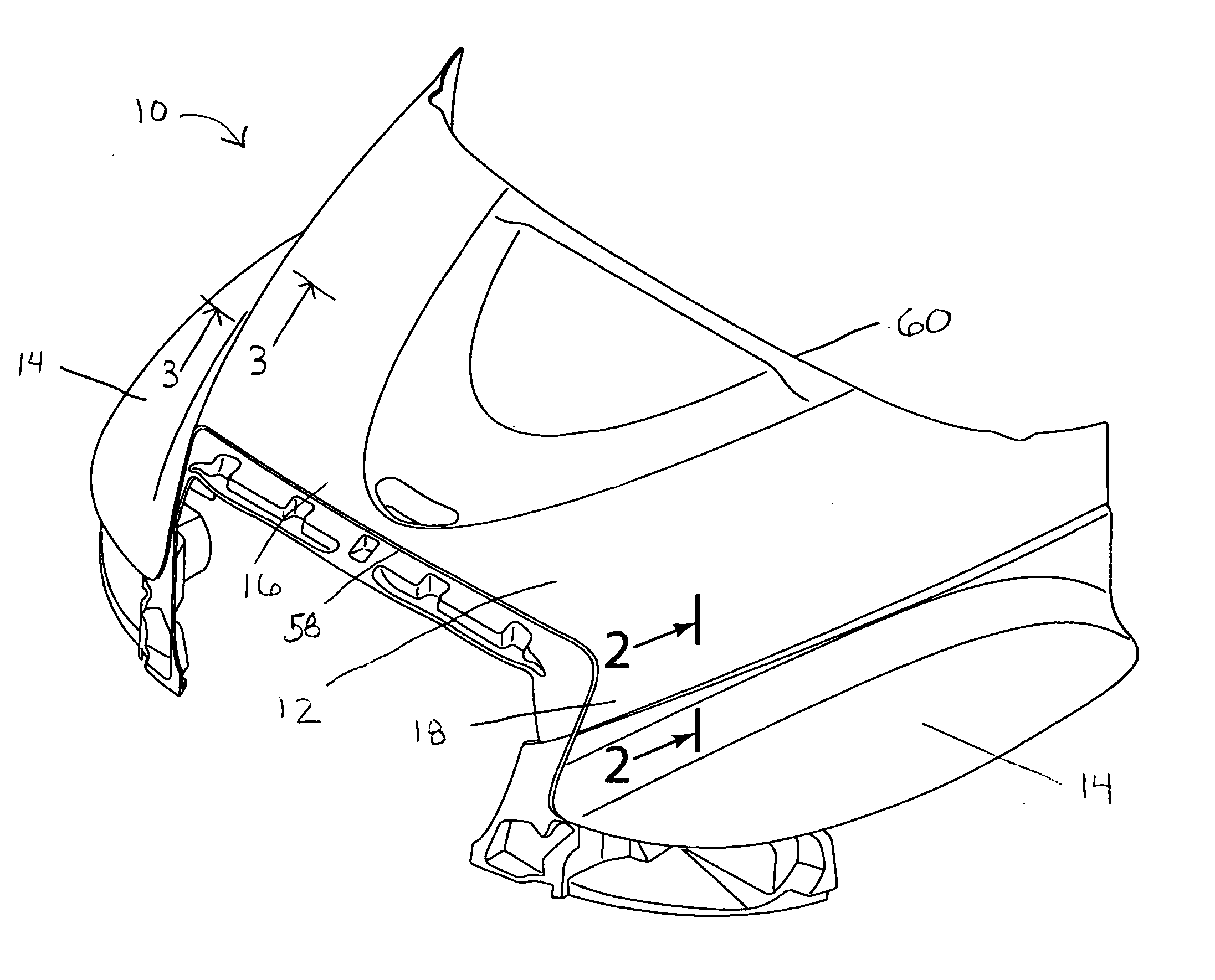 Vehicle hood assembly