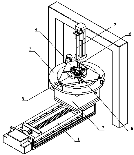 Automatic machining equipment of groove of car synchronizer sliding gear sleeve