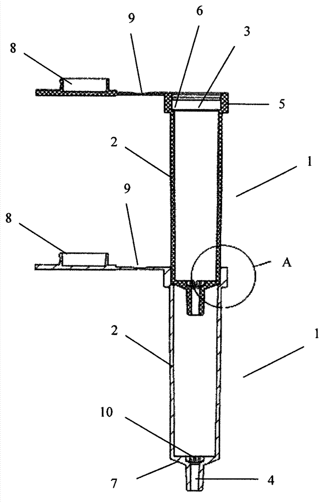 Nucleic acid purifying column system and its application in nucleic acid extraction