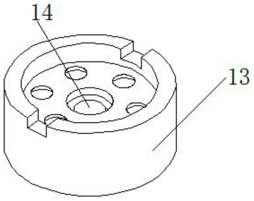 Punching device for flange production