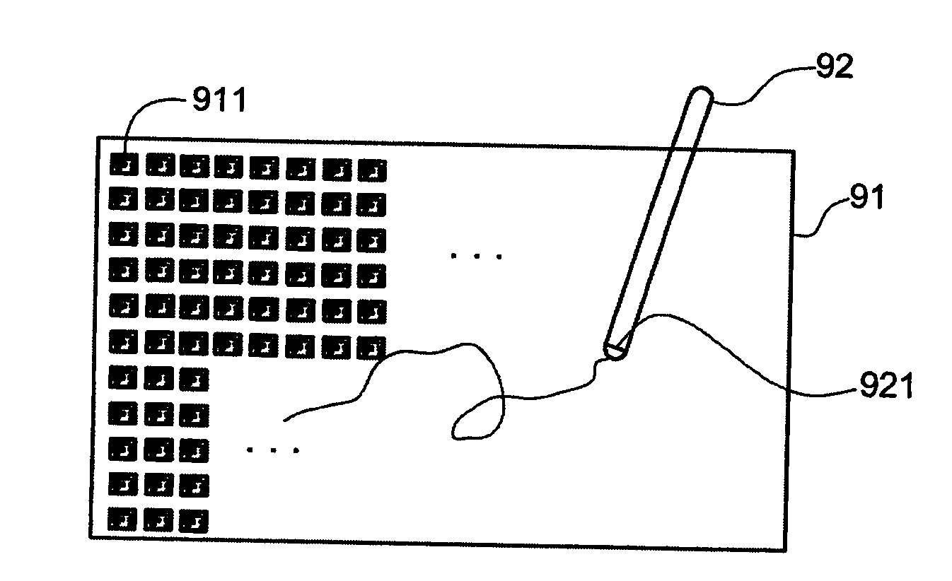 Encoding and decoding method for microdot matrix