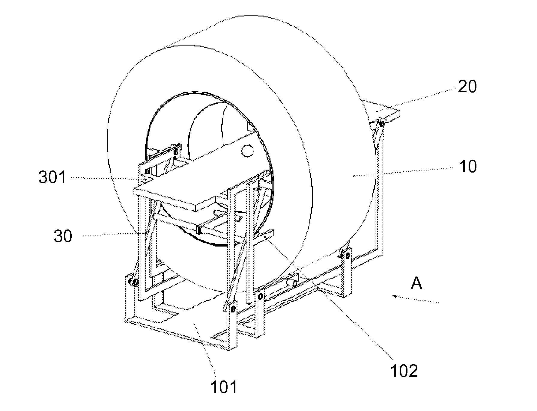 Ct scanning device