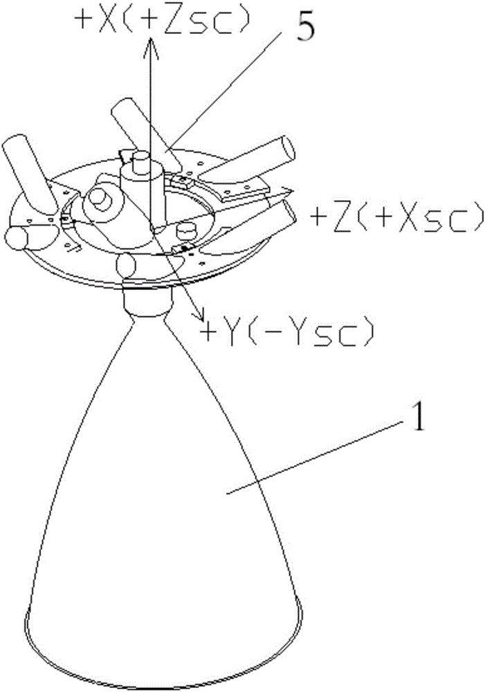 Spacecraft orbit maneuver motor installation parameter optimization method