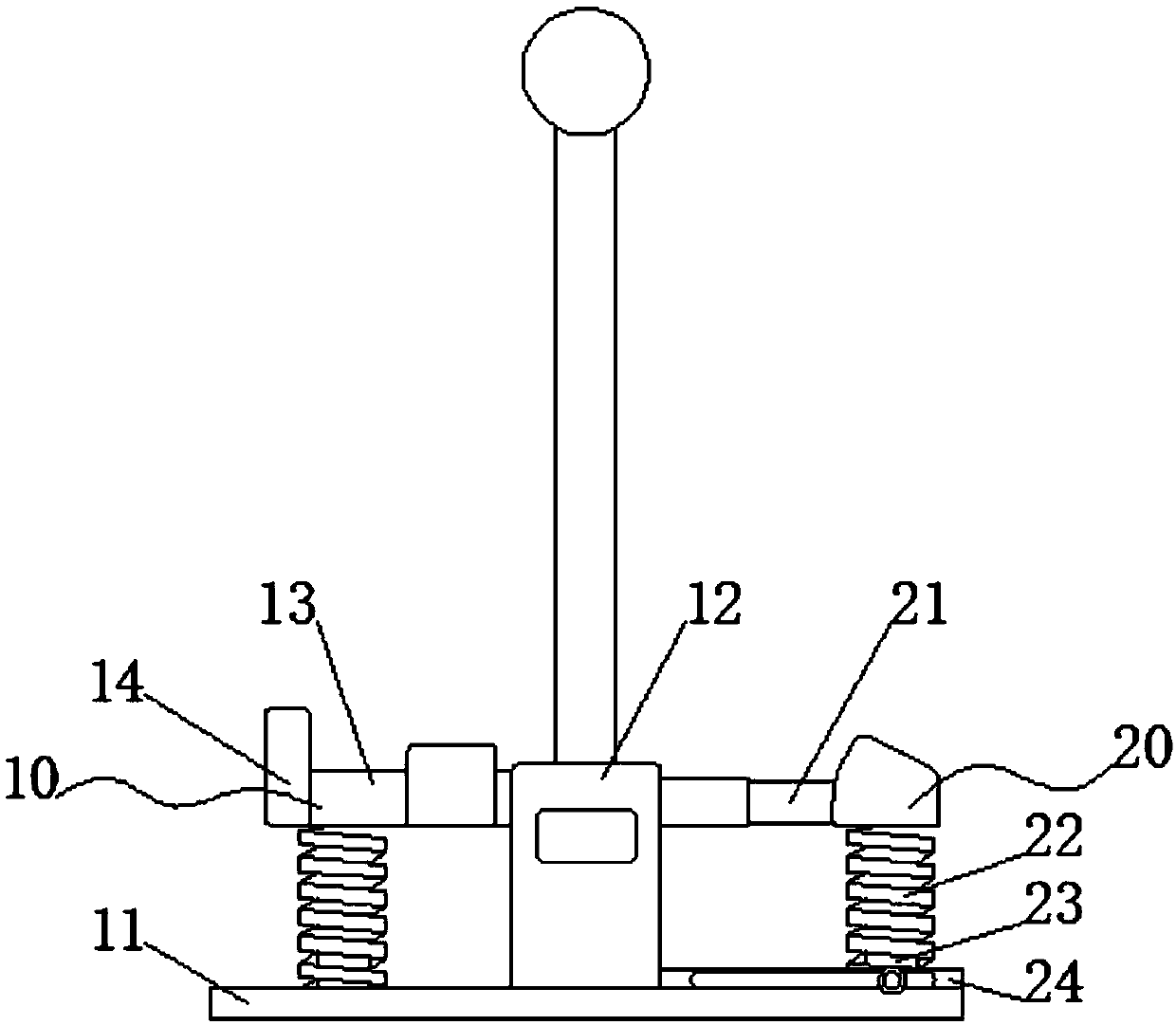 Ankle exercising device