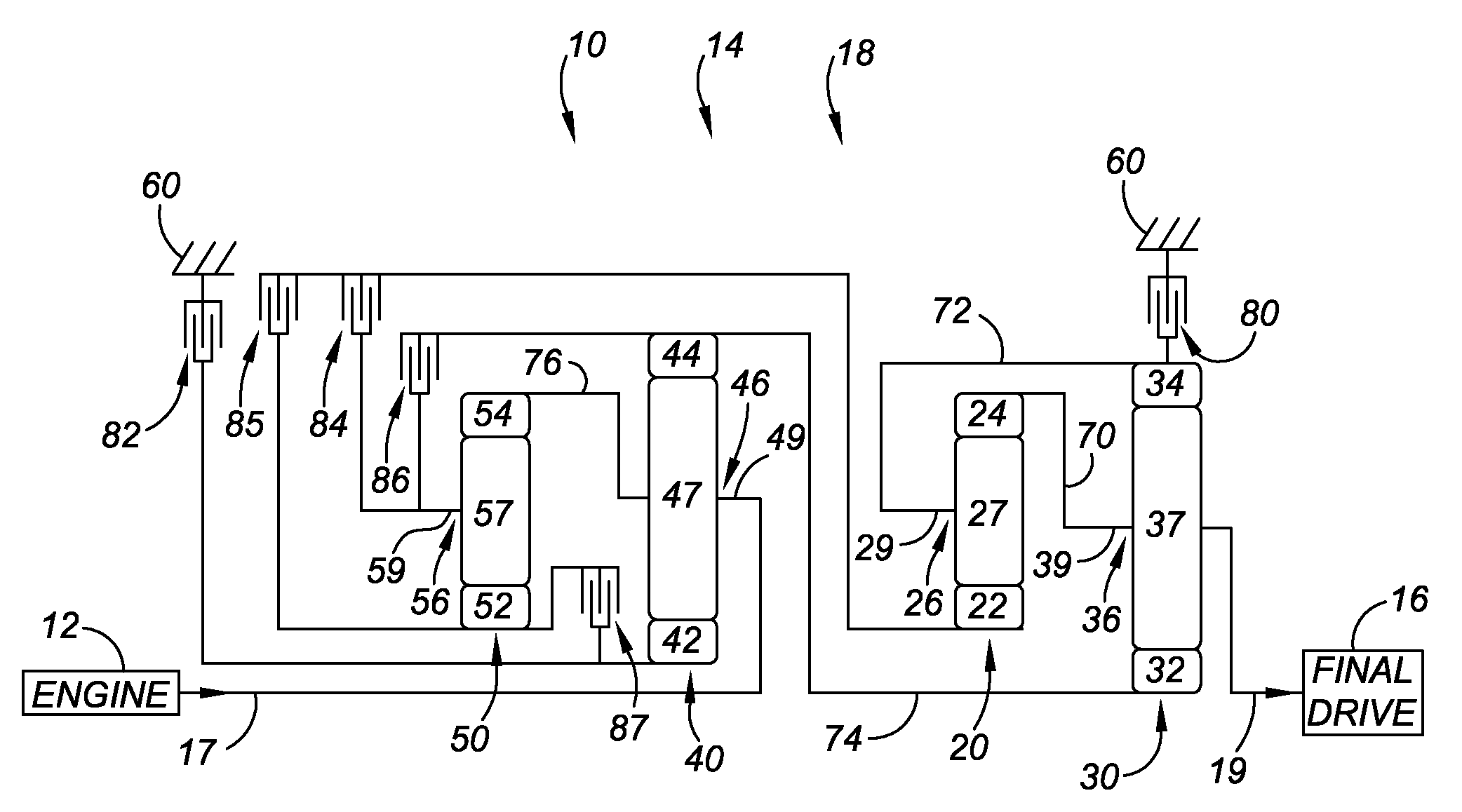 10-speed transmission