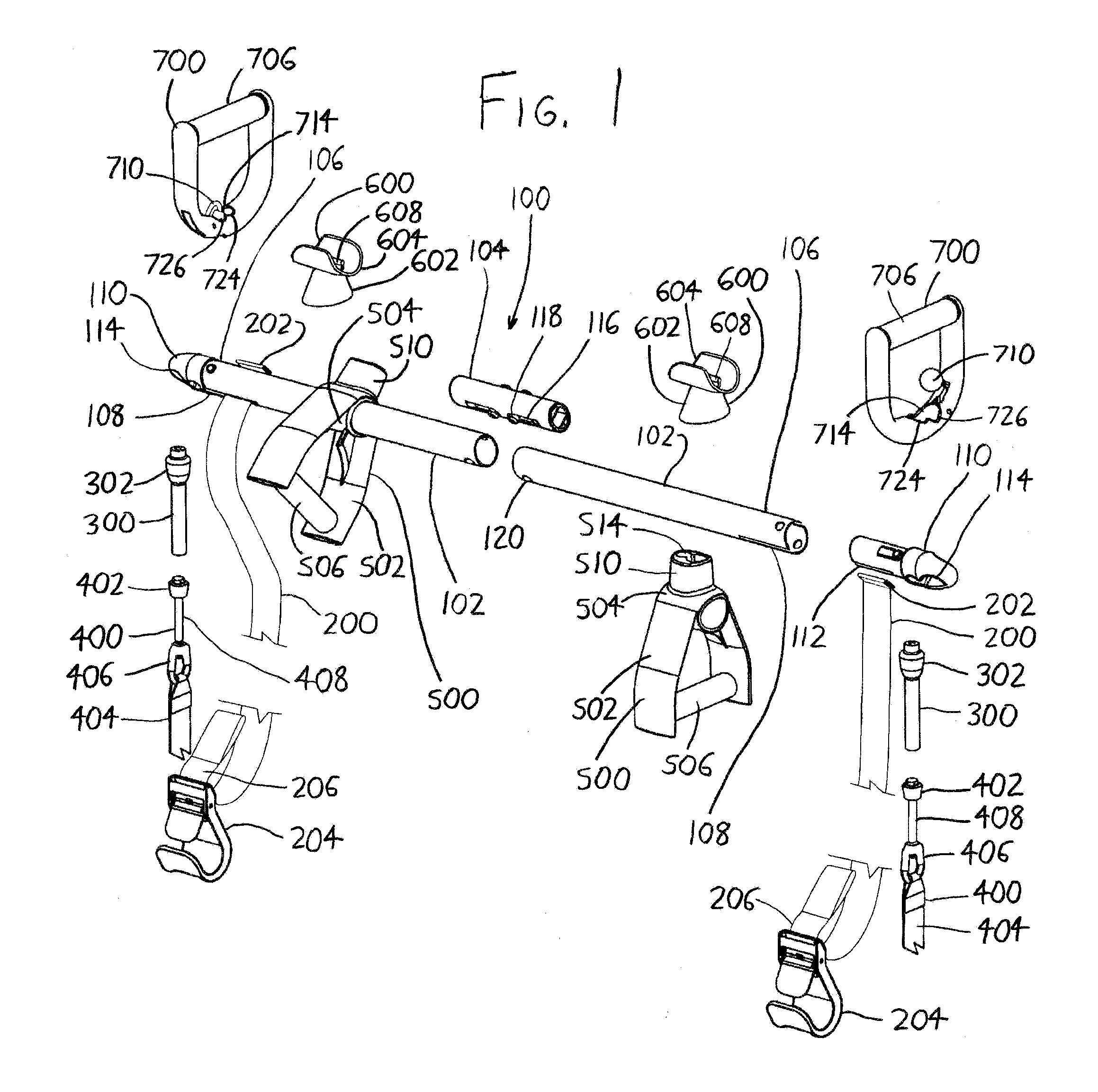 Versatile exercise bars and handles