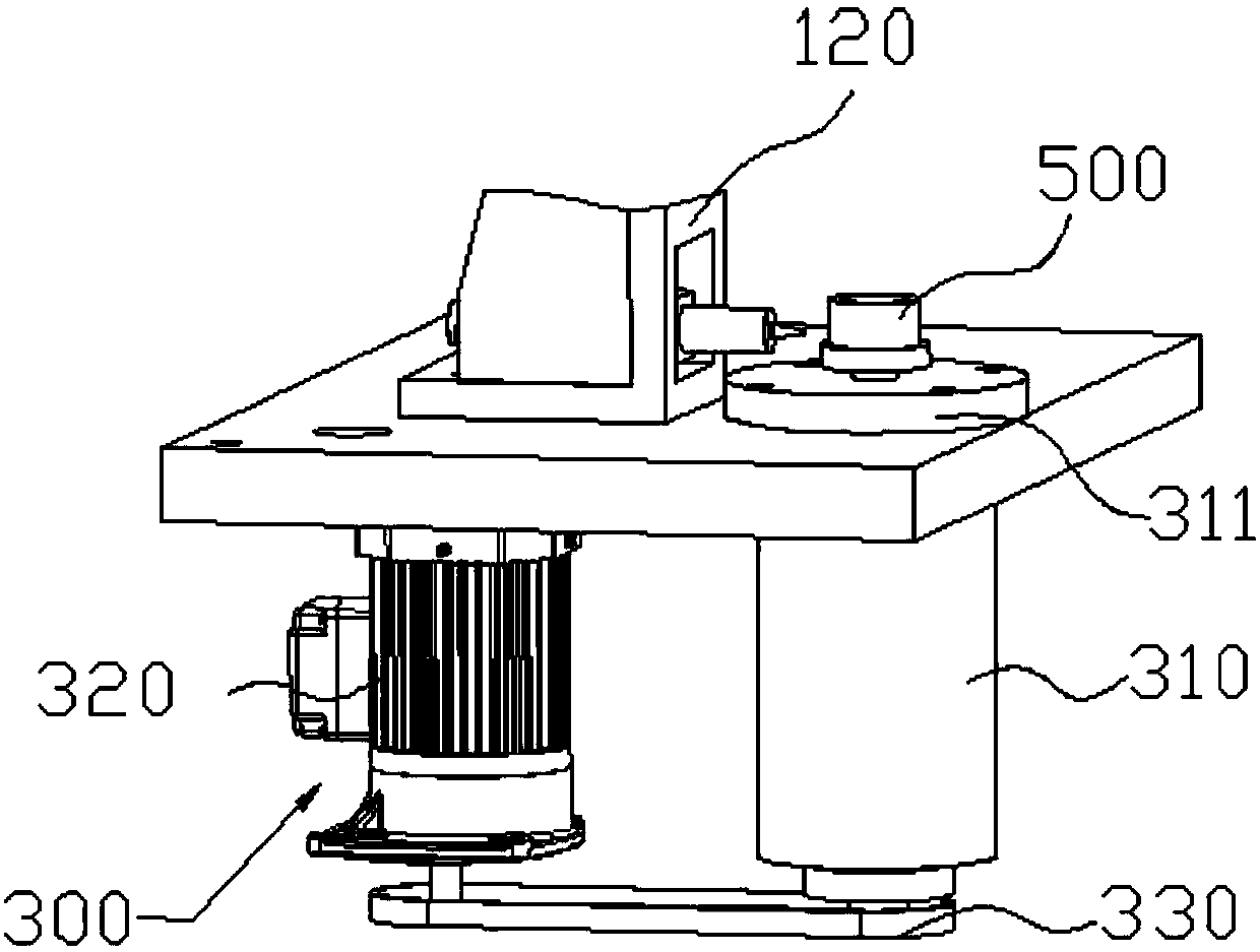 Bearing vibration measurement mechanism and bearing detection device