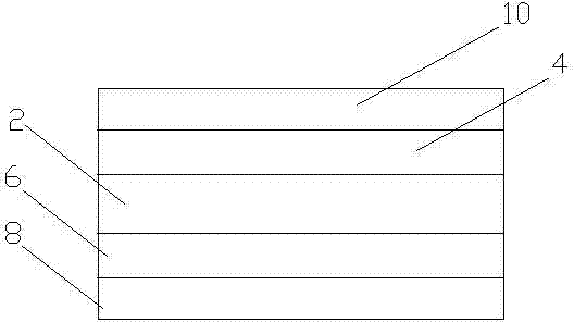 Adhesive tape for fixing display panels and manufacturing method thereof