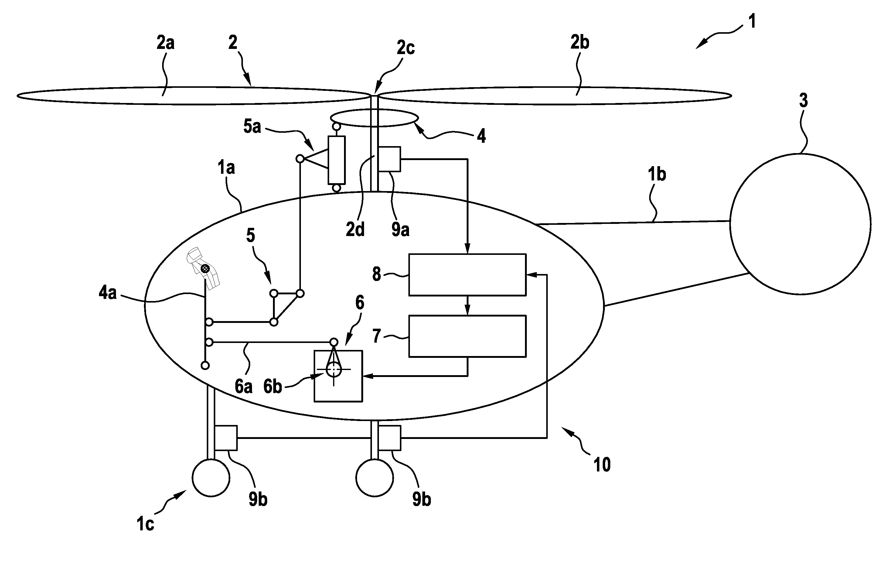 Artificial force feel generating device for a vehicle control system of a vehicle and, in particular, of an aircraft