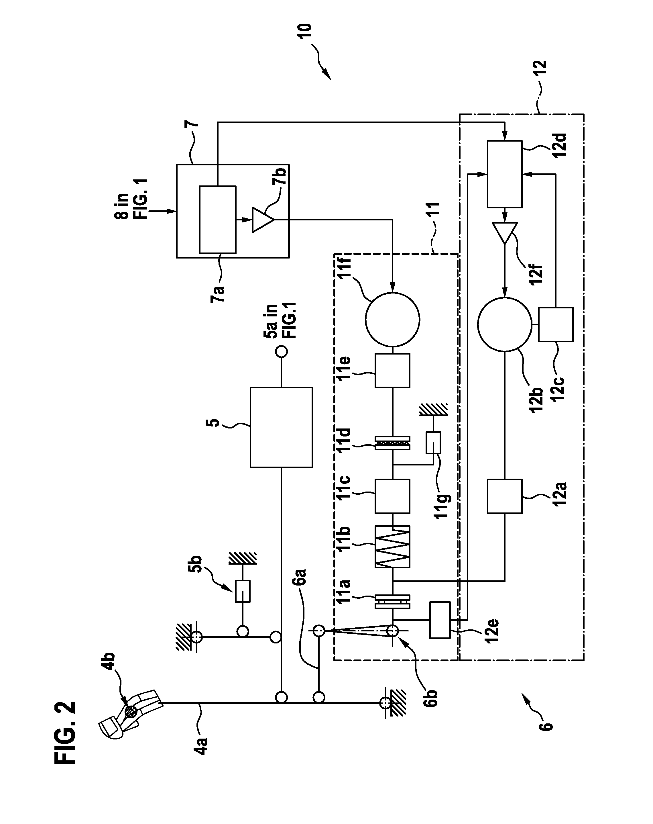 Artificial force feel generating device for a vehicle control system of a vehicle and, in particular, of an aircraft