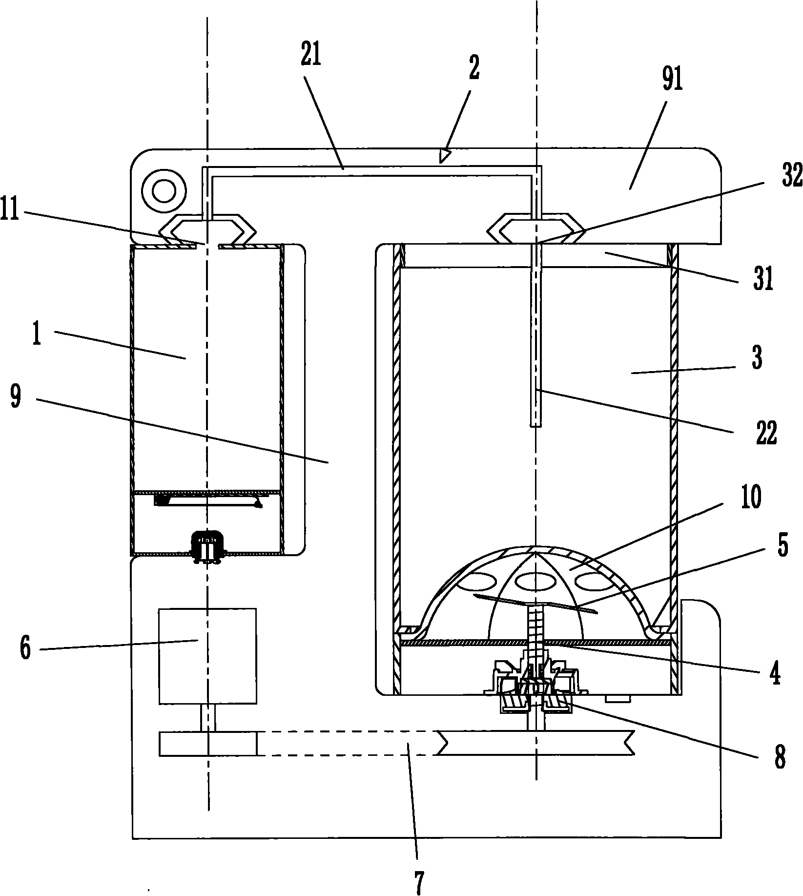 Steam heating soybean milk maker