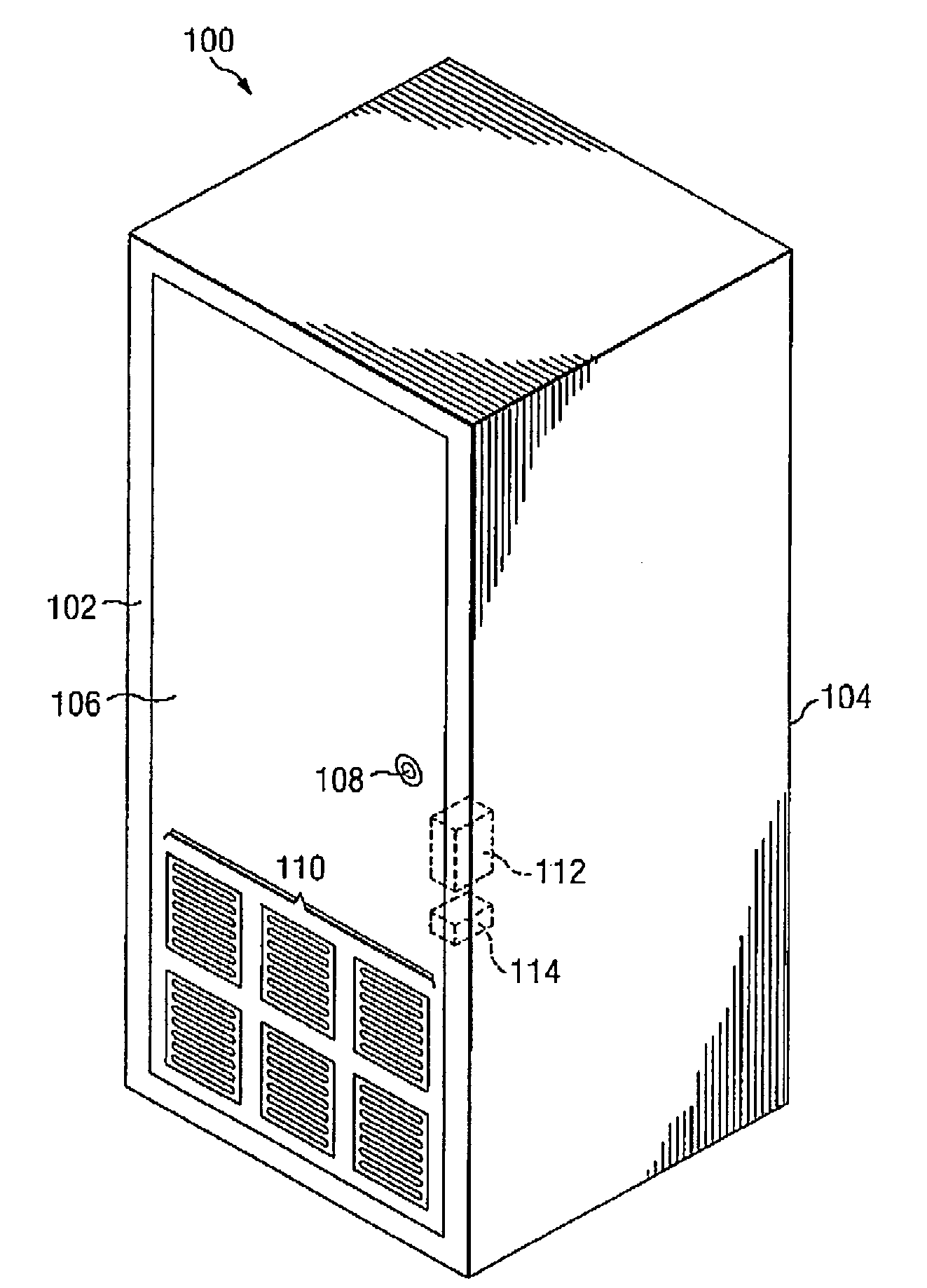 Enclosures with redundant fans in doors with interlocks