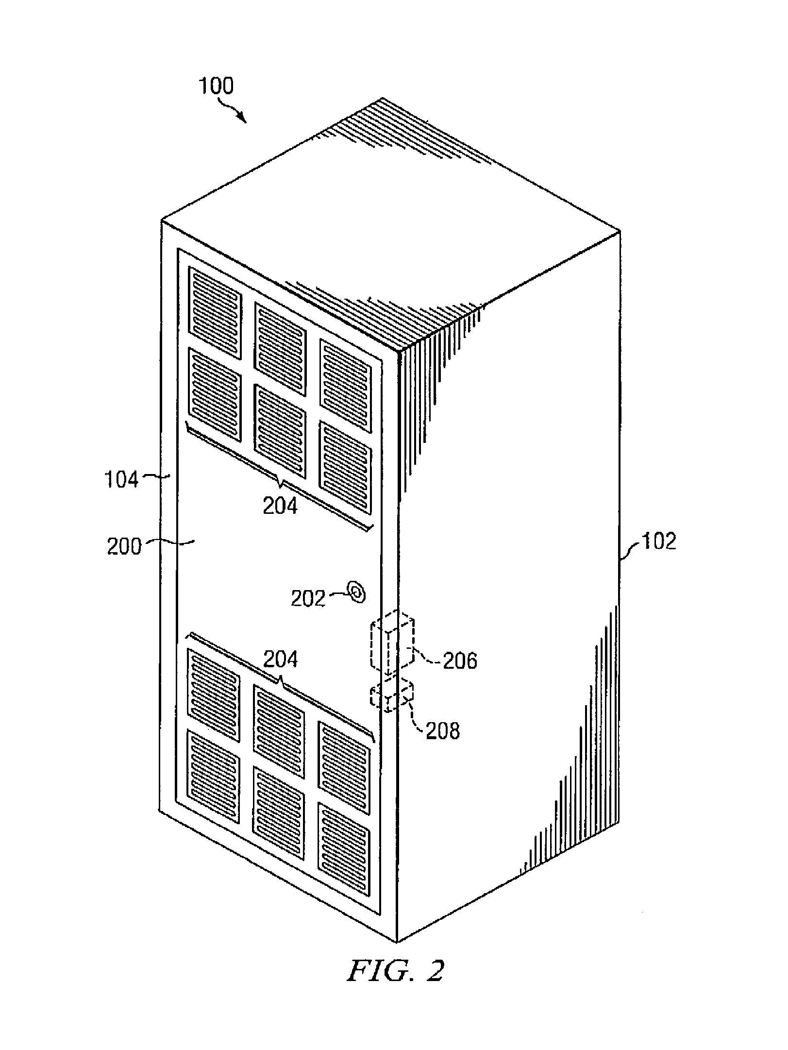 Enclosures with redundant fans in doors with interlocks