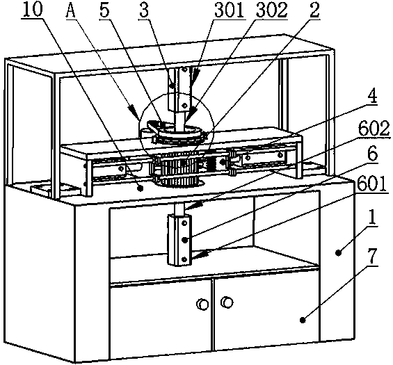 Automatic filter element hole pricking equipment