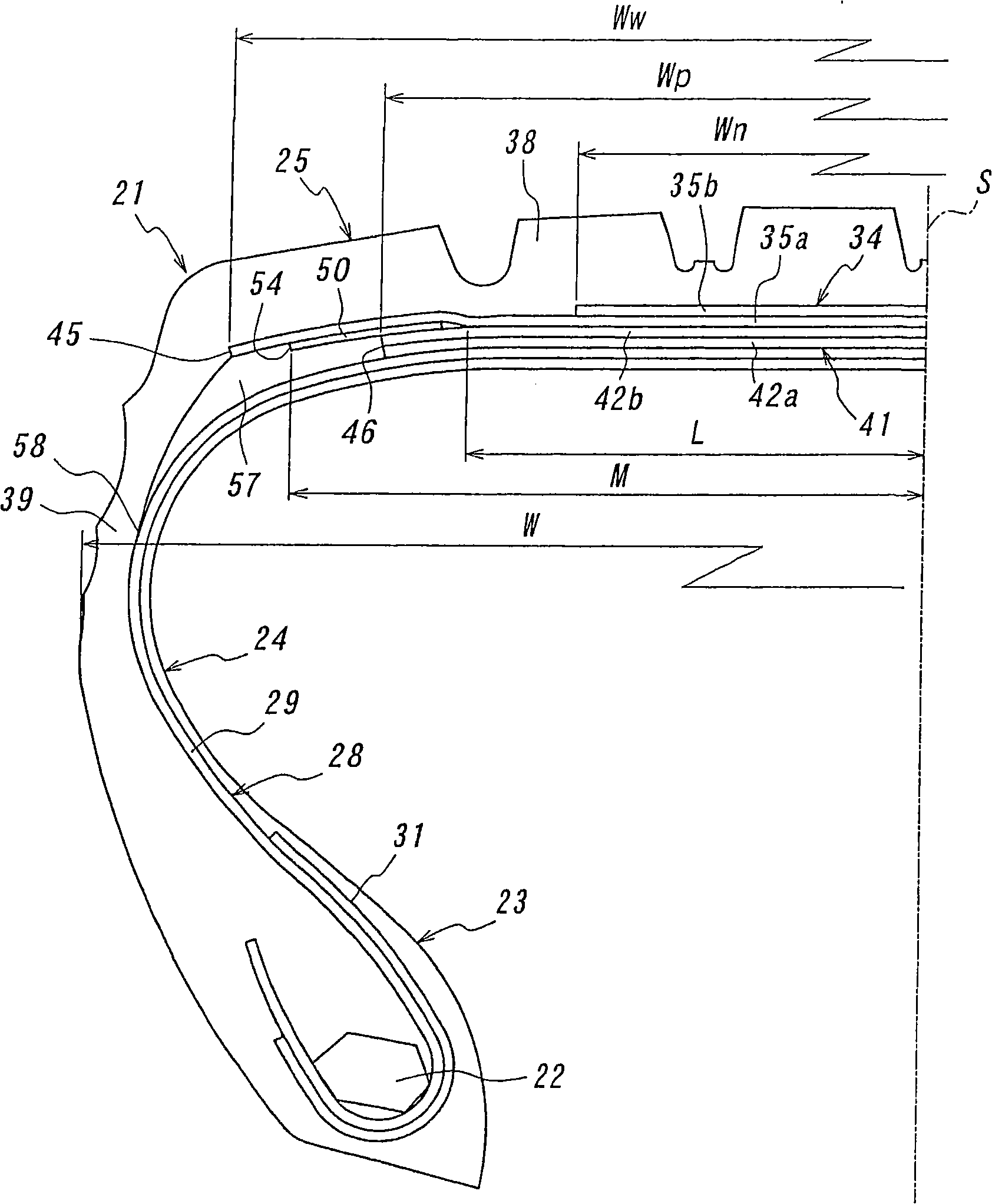 Pneumatic radial tire