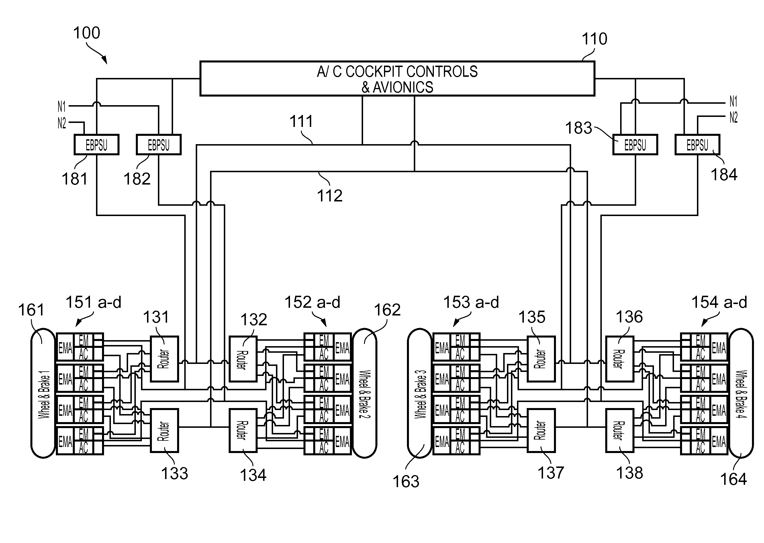 Aircraft electric braking system